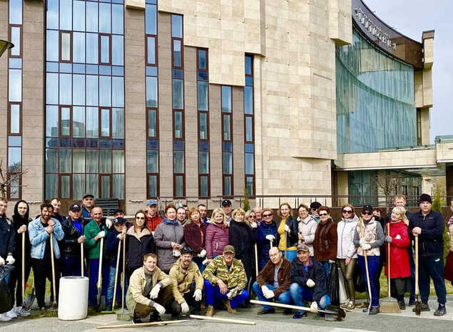 «Пензаконцерт» присоединился к общегородскому субботнику